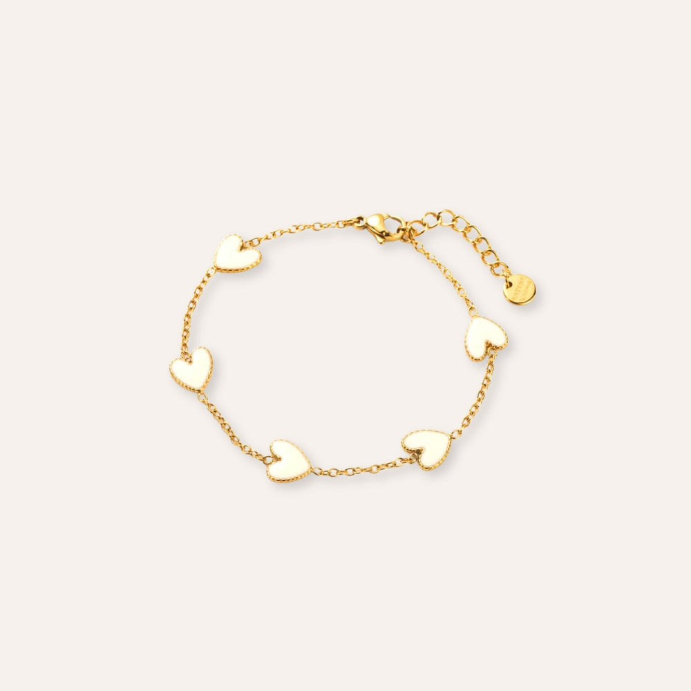 Celestine | Pulsera de corazón de acero inoxidable - Gala Martínez