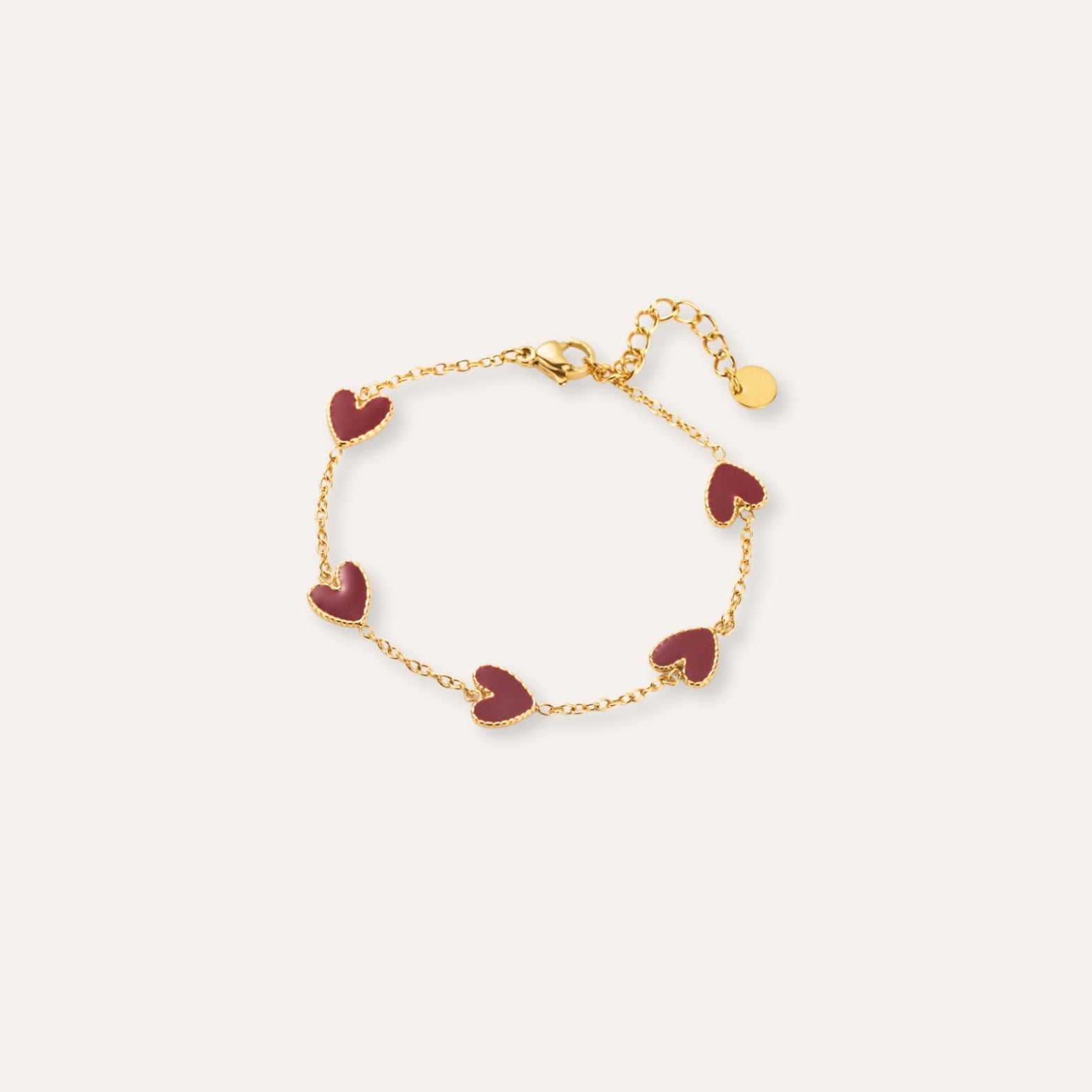 Celestine | Pulsera de corazón de acero inoxidable - Gala Martínez