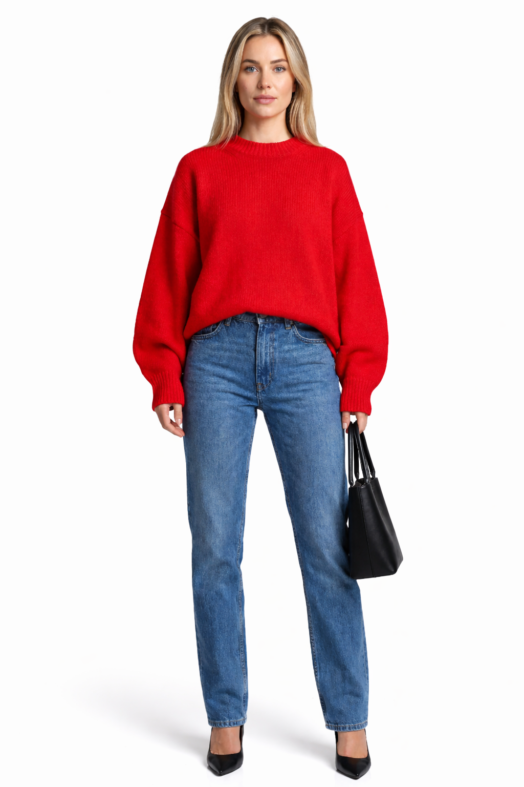 Suéter de mohair Jane de Surprise-Paris en color gris, con textura suave y diseño elegante, en vista frontal sobre fondo neutro.