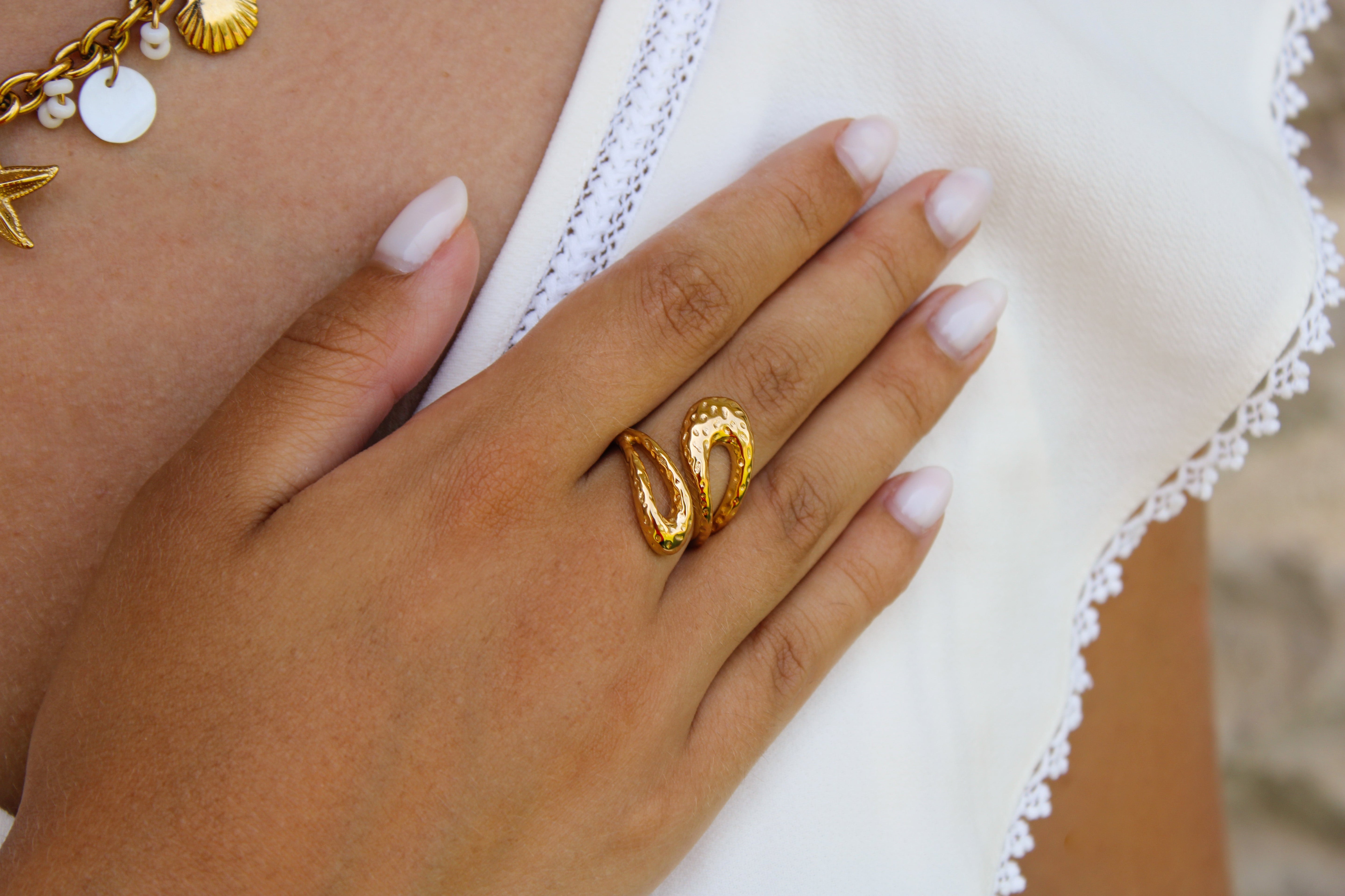 Jenna | Anillo de acero inoxidable - Gala Martínez