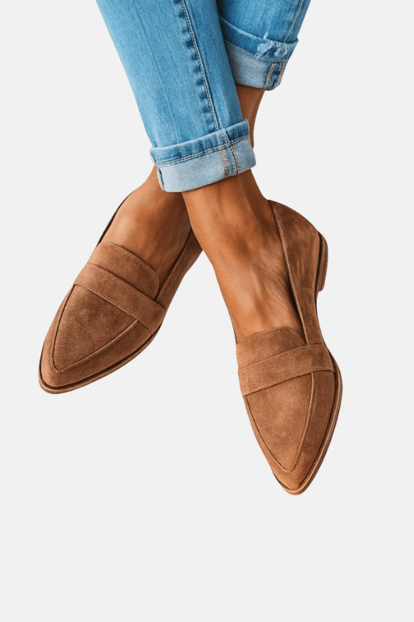 Helen | Mocasines ortopédicos de ante flexible - Gala Martínez