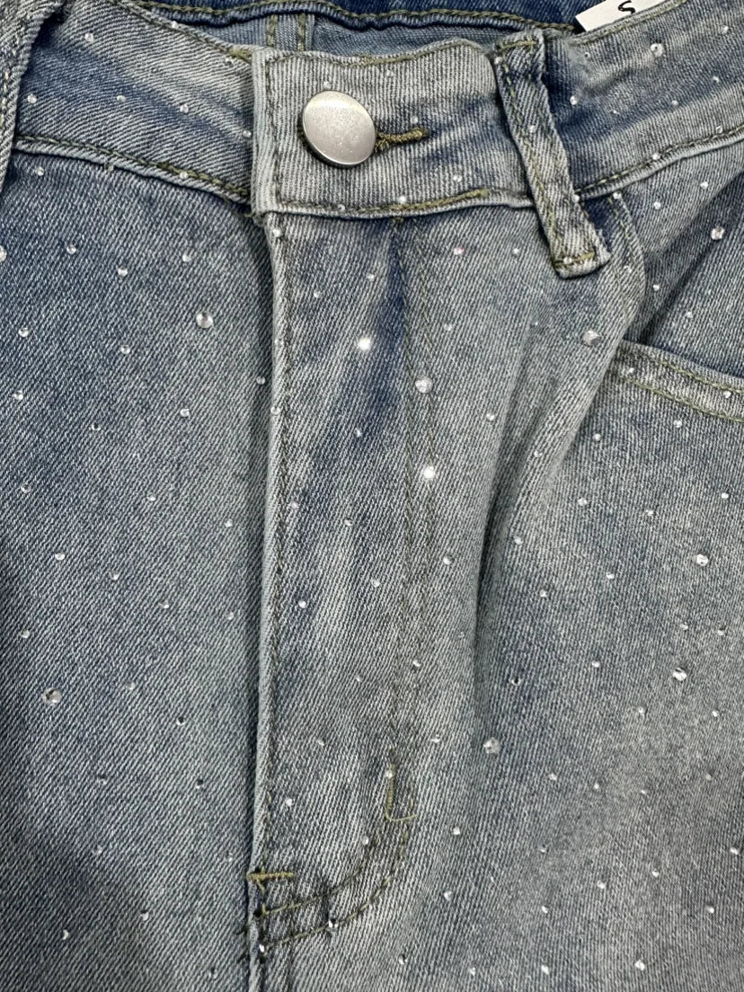 Women’s Rhinestone Denim Jeans - Gala Martínez