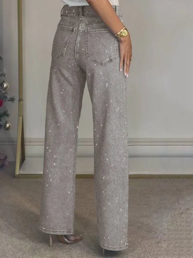 Women’s Rhinestone Denim Jeans - Gala Martínez