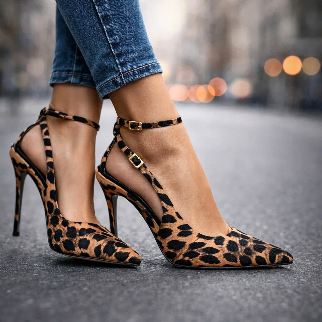Tacones de firma Natalia Voss de Atelier Vera Forma Milano en color negro, con diseño elegante y detalles de moda.