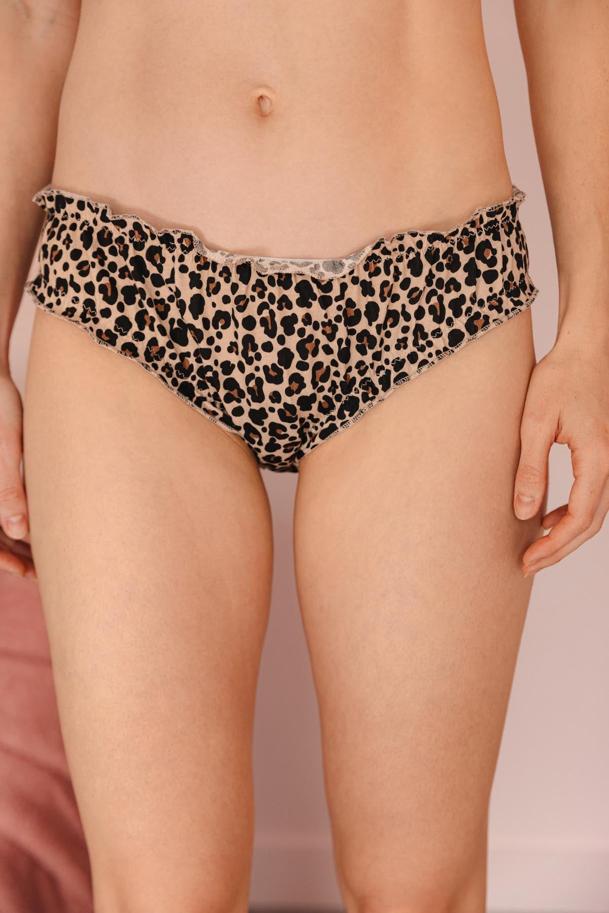 Bloomer Algodón BIO - Leopardo Beige - Gala Martínez