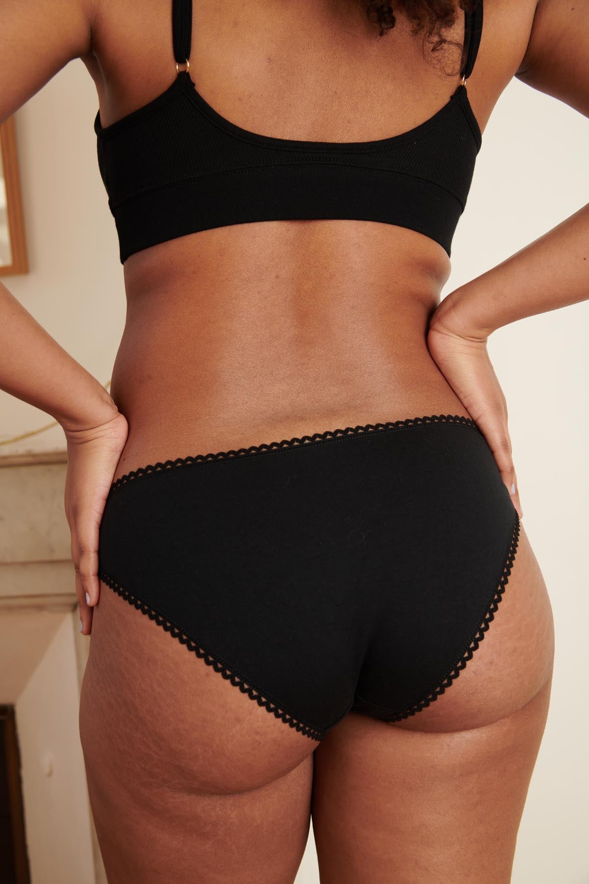 Bragas de algodón BIO - Pirate Black - Gala Martínez