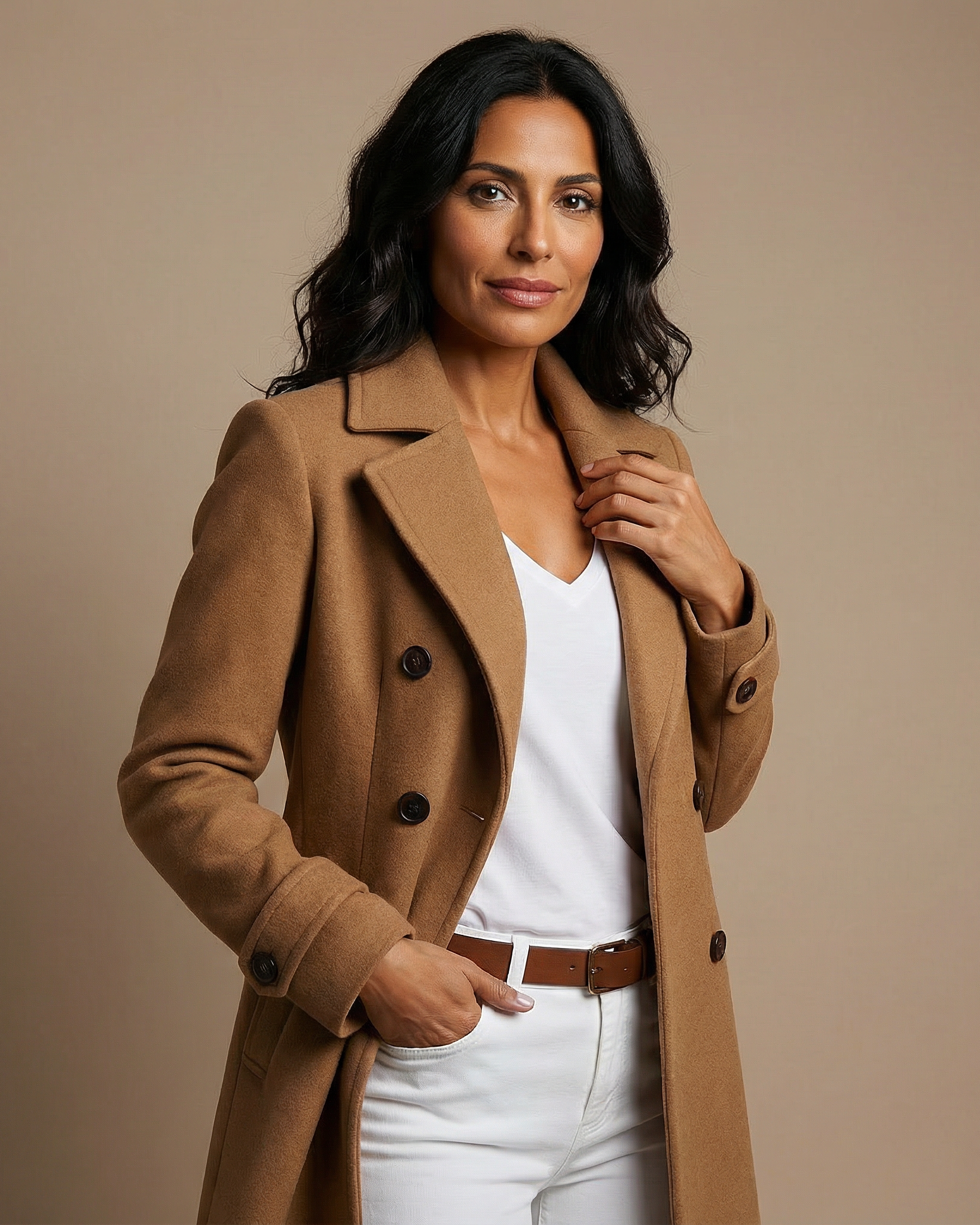 Ebi™ | Abrigo Clásico de Lana - Gala Martínez