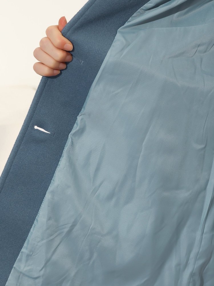 Hélène | Abrigo de invierno para mujer con un botón - Gala Martínez