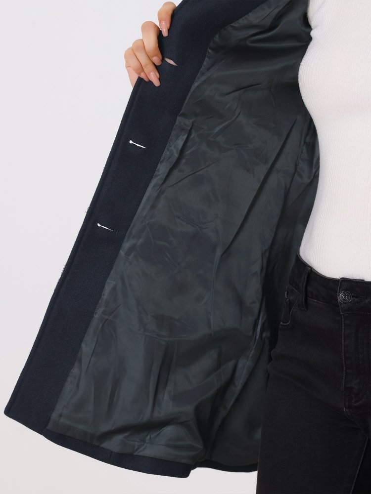 Hélène | Abrigo de invierno para mujer con un botón - Gala Martínez