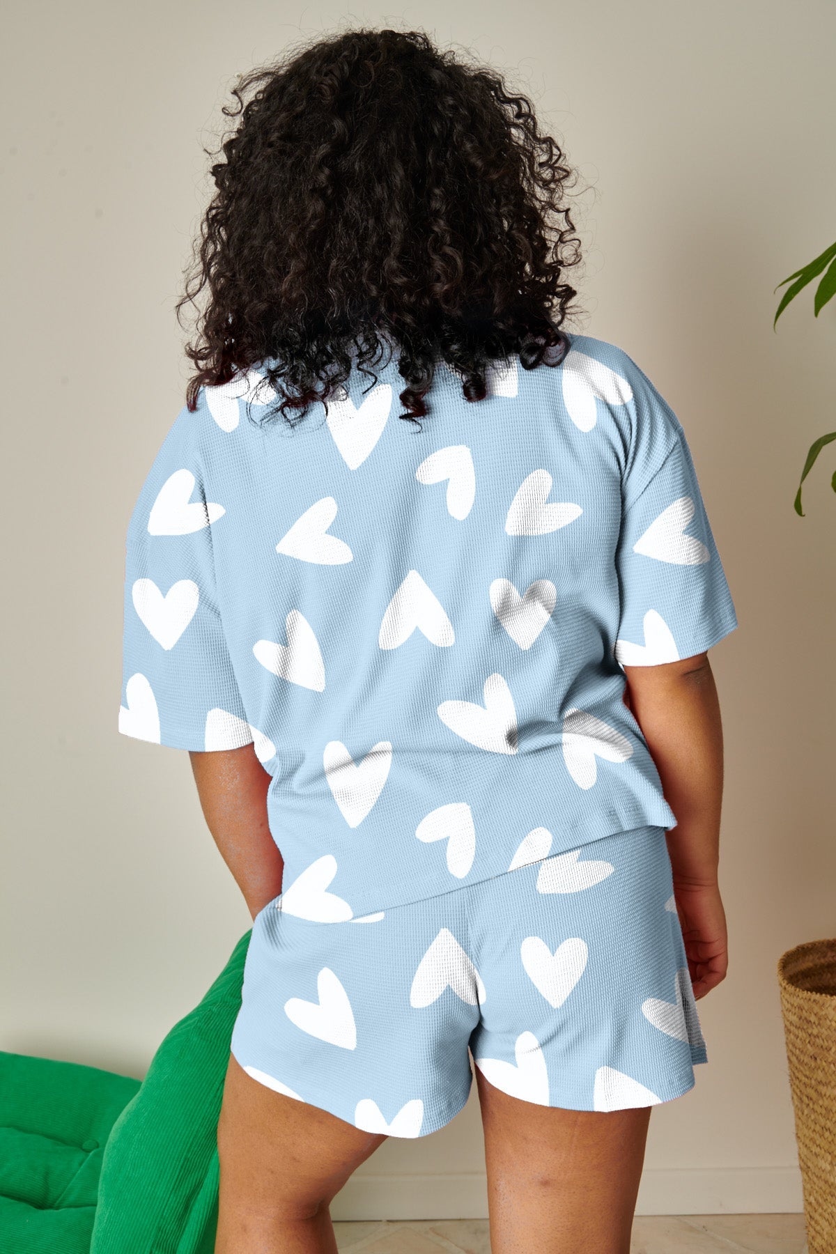 Pijama Gofreado Algodón BIO - Mi amor Azul - Gala Martínez