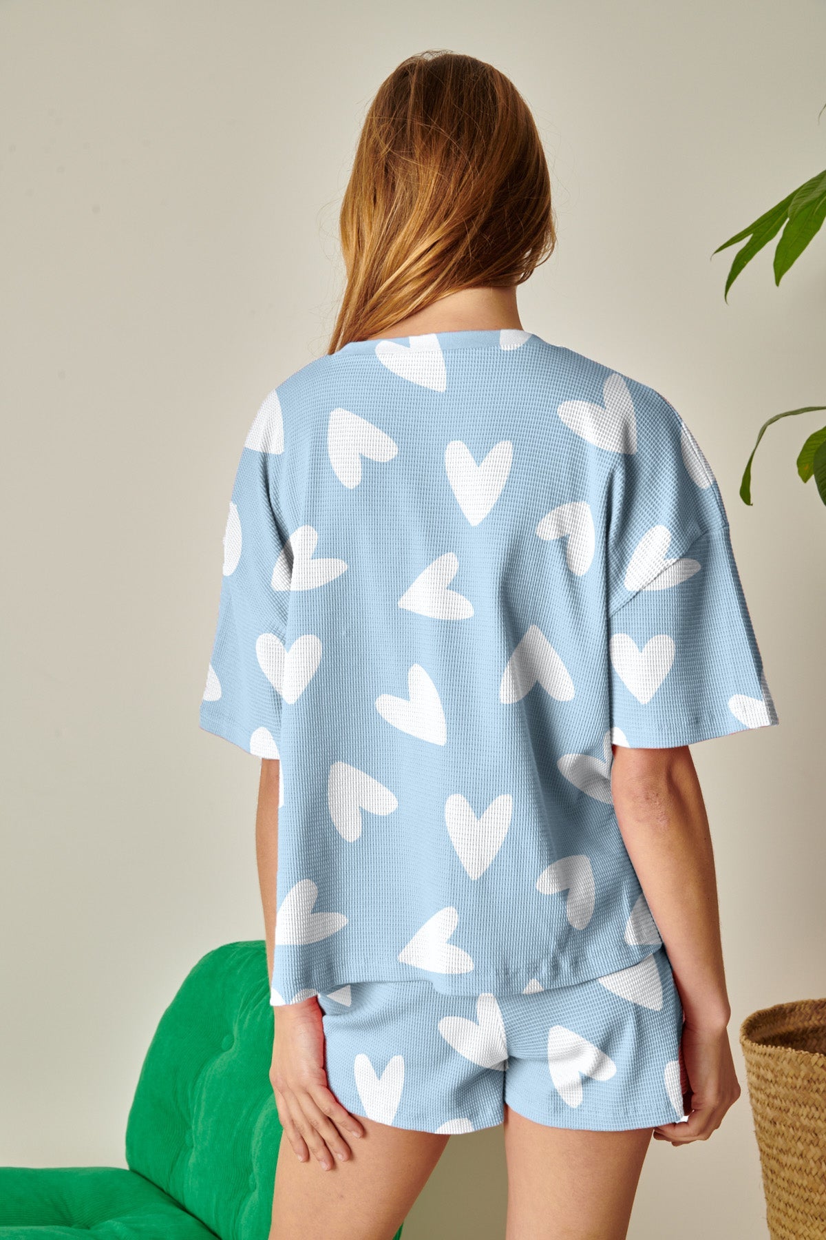 Pijama Gofreado Algodón BIO - Mi amor Azul - Gala Martínez